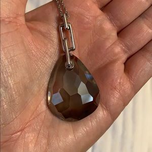 Swarovski Jewelry - Swarovski Black diamond crystal long pendant Swarovski Jewelry - Swarovski Black diamond crystal long pendant